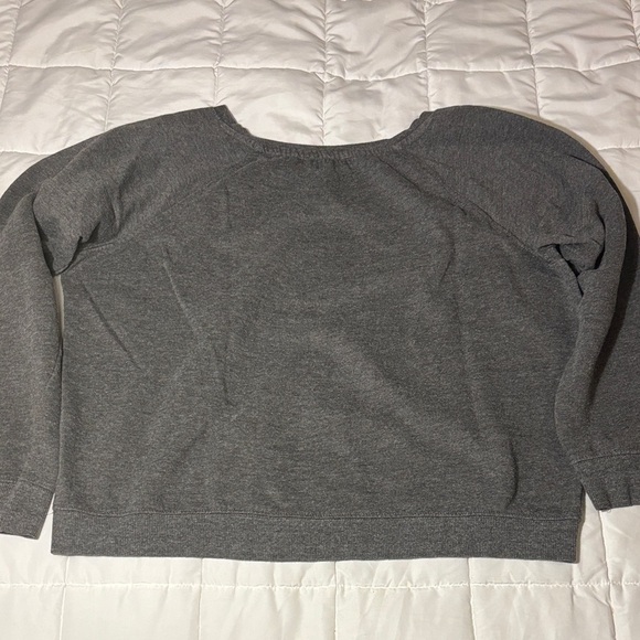 Messy Bun Just Chillin’ Gray Pumpkin Spice Crewneck Sweatshirt - Picture 8 of 9